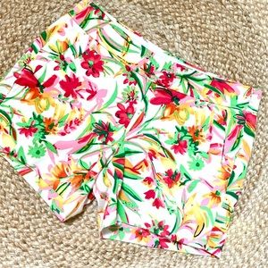 NWOT Gorgeous J. Crew Floral Shorts, Size 4